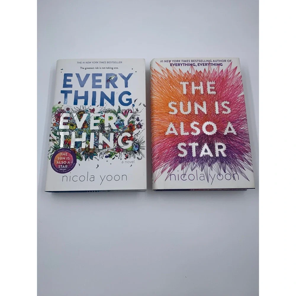 Nicola Yoon YA Book Bundle Everything Everything The Sun Is Also A Star 2pc HC